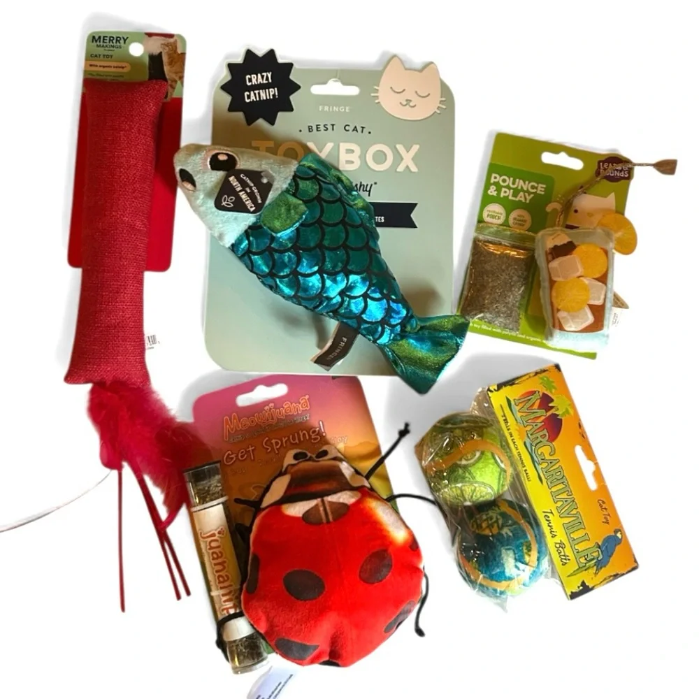 New 5 Cat Toy Catnip bundle